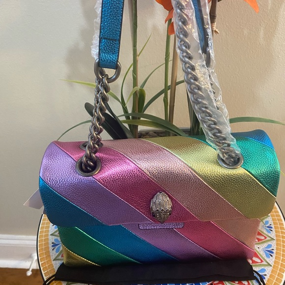 Kurt Geiger Kensington Leather Convertible Shoulder Bag - Picture 6 of 12